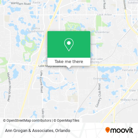 Ann Grogan & Associates map