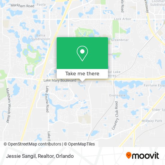 Jessie Sangil, Realtor map