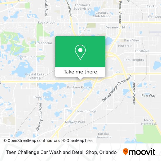 Teen Challenge Car Wash and Detail Shop map