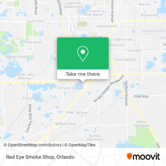 Red Eye Smoke Shop map