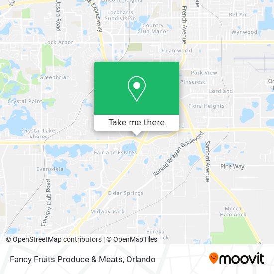 Fancy Fruits Produce & Meats map