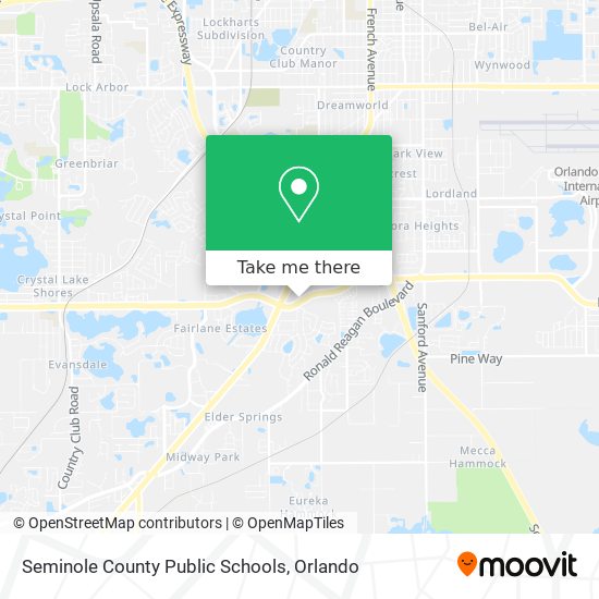 Mapa de Seminole County Public Schools