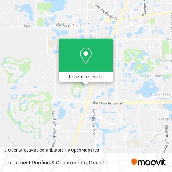 Parlament Roofing & Construction map