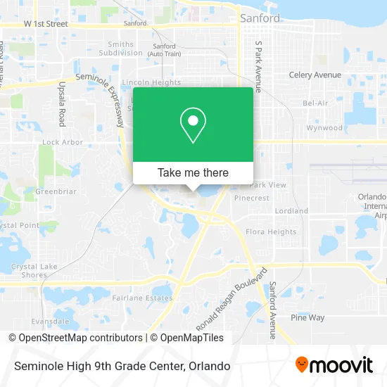 Mapa de Seminole High 9th Grade Center