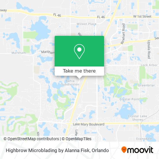 Mapa de Highbrow Microblading by Alanna Fisk