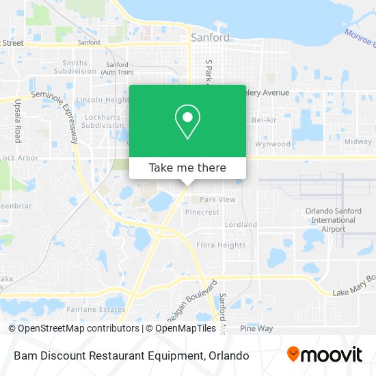 Bam Discount Restaurant Equipment map