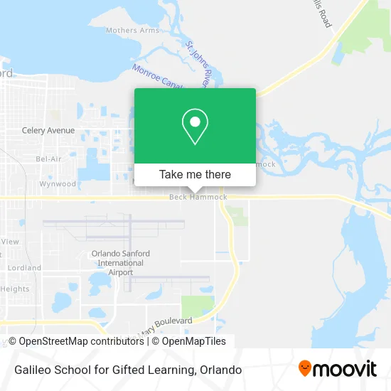 Galileo School for Gifted Learning map
