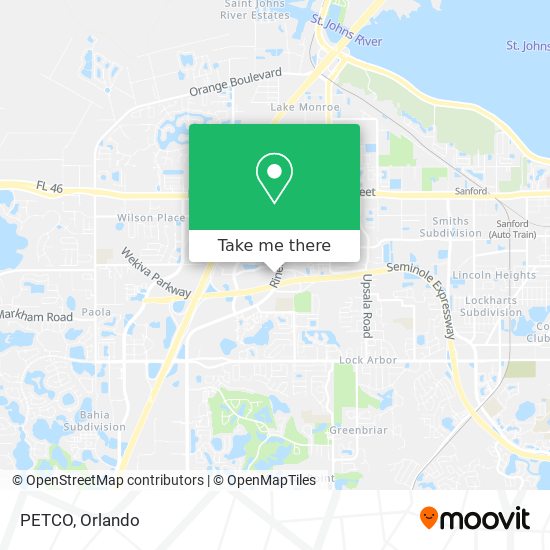 PETCO map