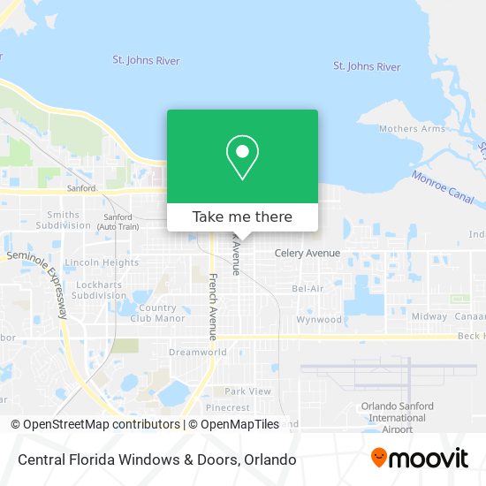 Mapa de Central Florida Windows & Doors