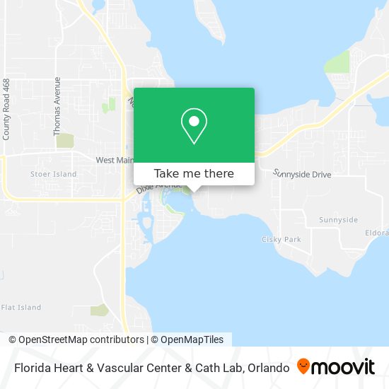 Florida Heart & Vascular Center & Cath Lab map