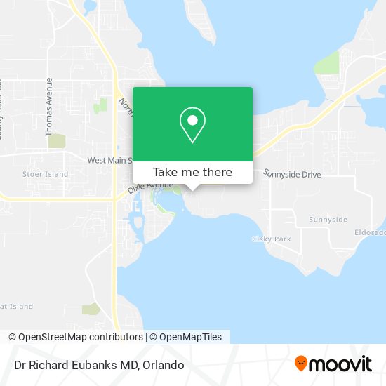 Dr Richard Eubanks MD map