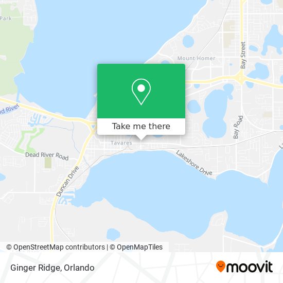 Ginger Ridge map