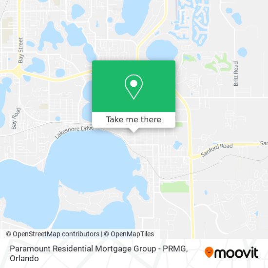 Paramount Residential Mortgage Group - PRMG map