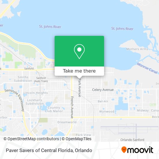 Mapa de Paver Savers of Central Florida