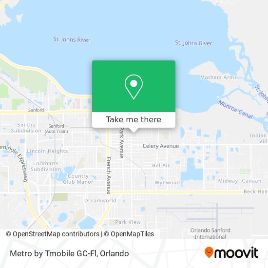 Metro by Tmobile GC-Fl map