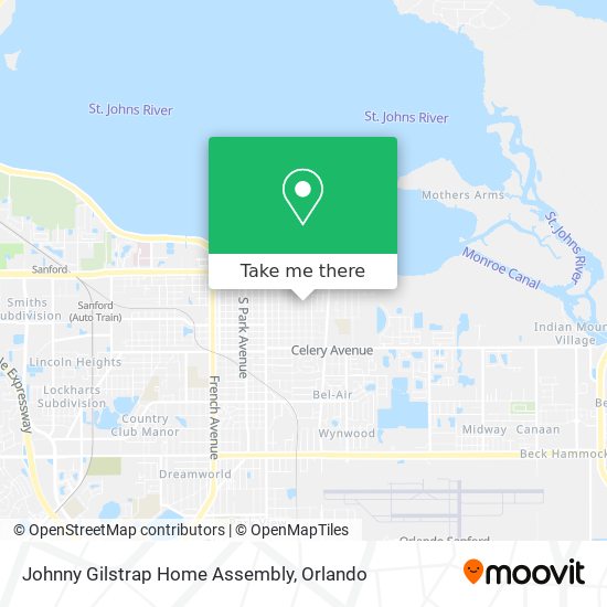 Mapa de Johnny Gilstrap Home Assembly