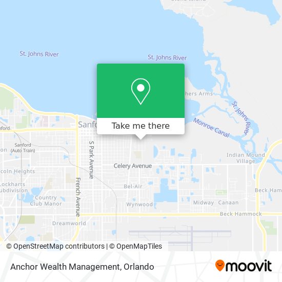 Anchor Wealth Management map