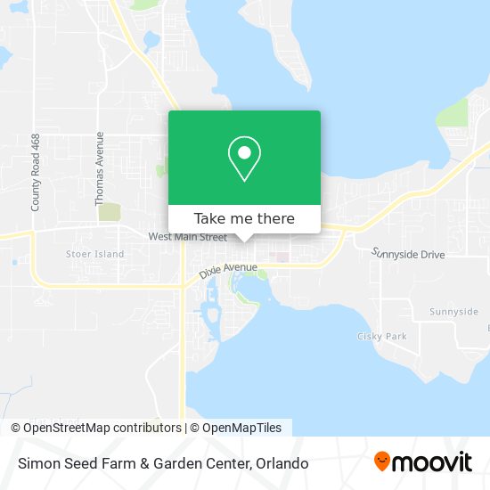Mapa de Simon Seed Farm & Garden Center