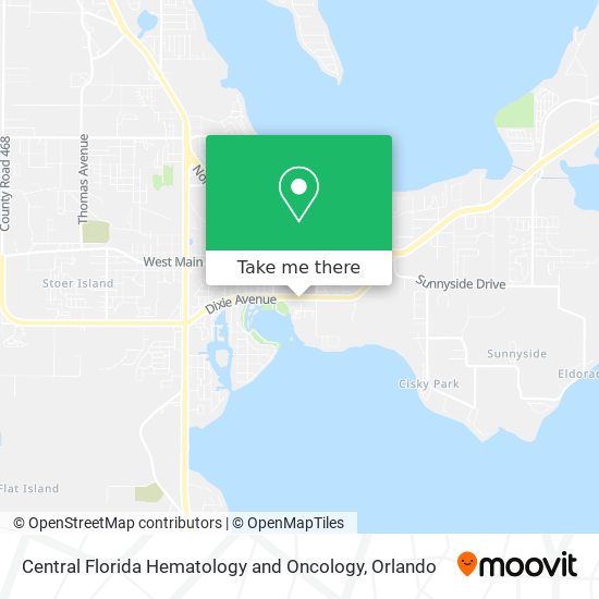 Central Florida Hematology and Oncology map