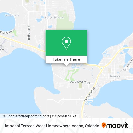 Mapa de Imperial Terrace West Homeowners Assoc