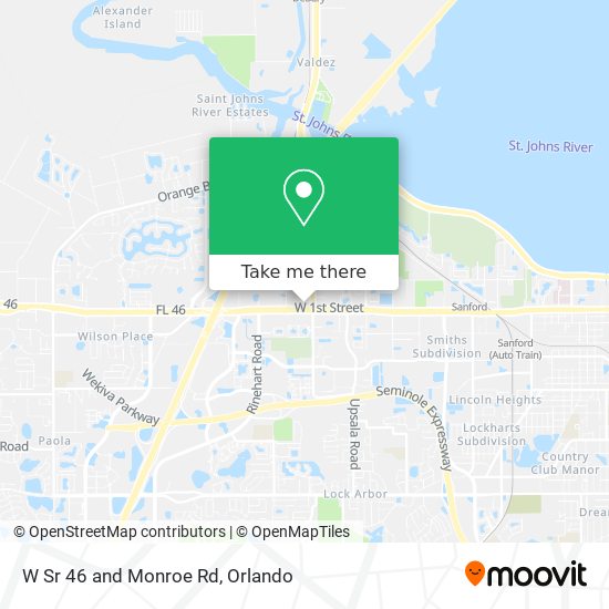 Mapa de W Sr 46 and Monroe Rd
