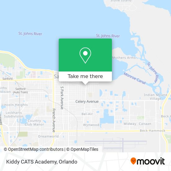 Mapa de Kiddy CATS Academy