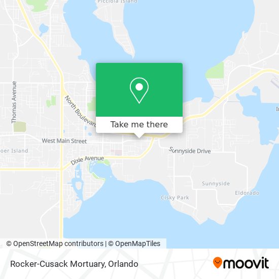 Rocker-Cusack Mortuary map