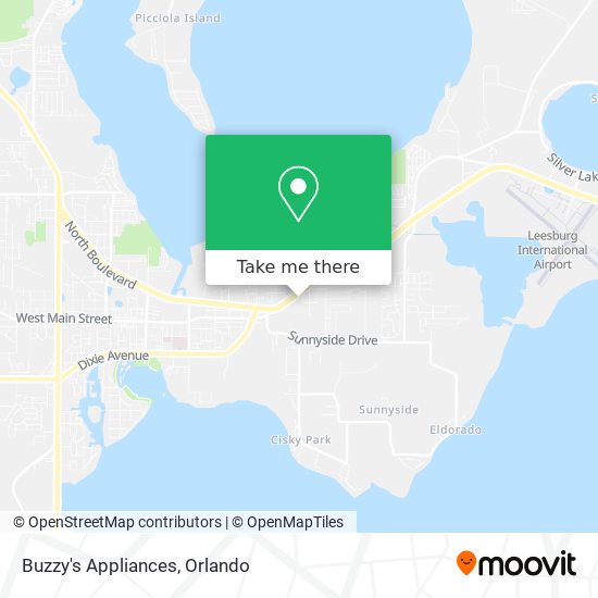 Buzzy's Appliances map