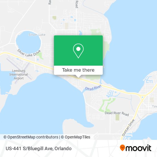 Mapa de US-441 S/Bluegill Ave