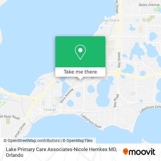 Lake Primary Care Associates-Nicole Hemkes MD map
