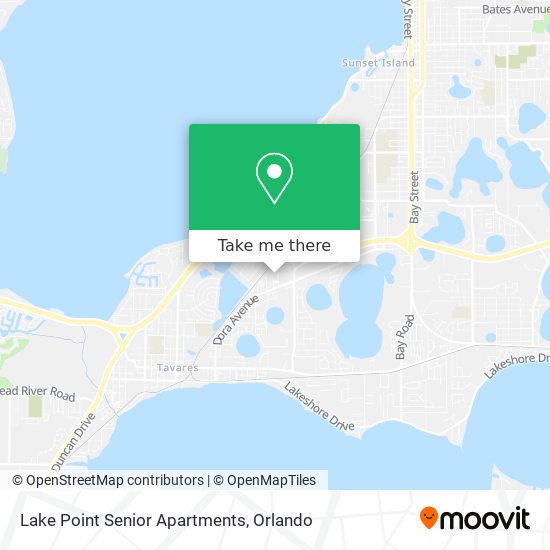 Lake Point Senior Apartments map