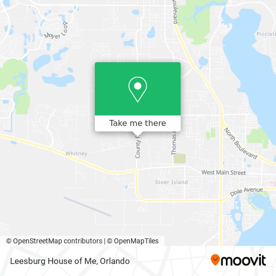 Mapa de Leesburg House of Me