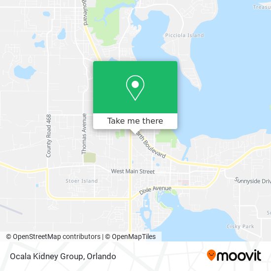 Mapa de Ocala Kidney Group