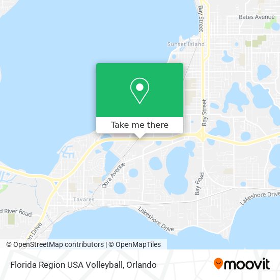 Florida Region USA Volleyball map