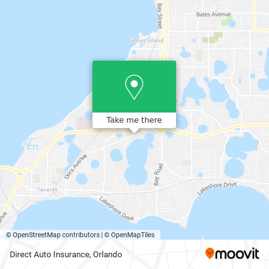 Direct Auto Insurance map