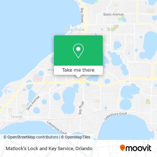 Mapa de Matlock's Lock and Key Service