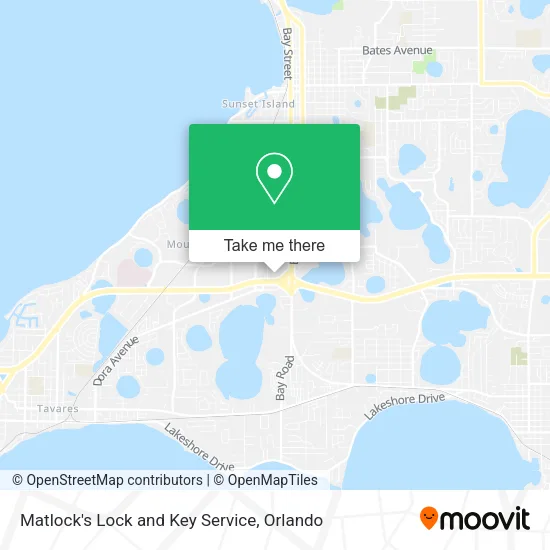 Matlock's Lock and Key Service map