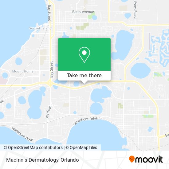 MacInnis Dermatology map