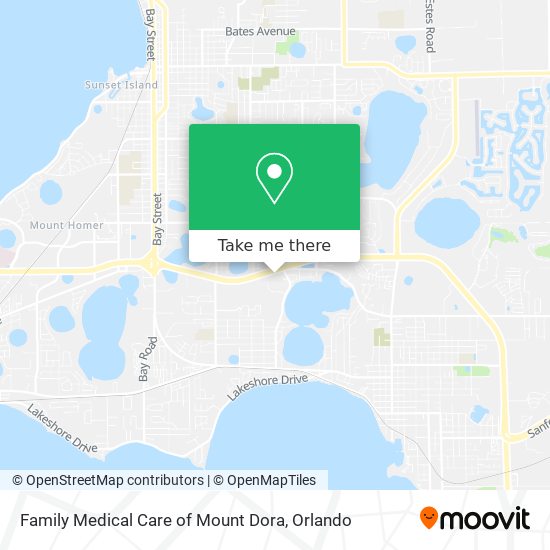 Mapa de Family Medical Care of Mount Dora