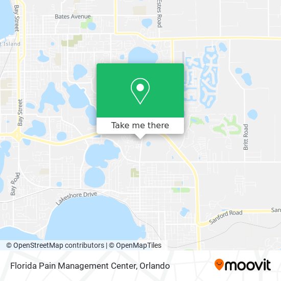 Florida Pain Management Center map