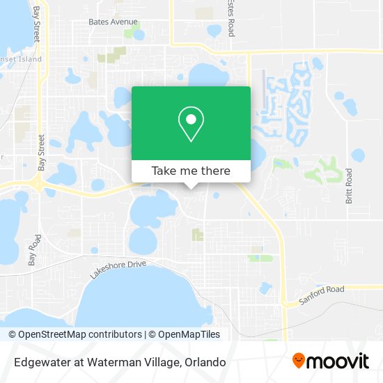 Edgewater at Waterman Village map