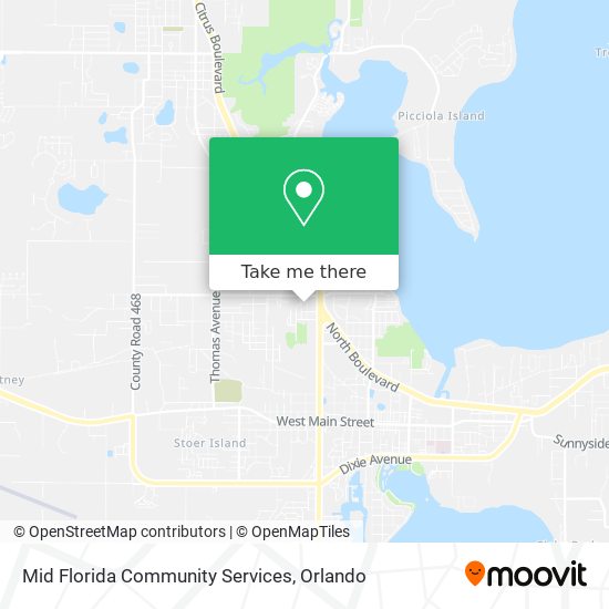 Mid Florida Community Services map