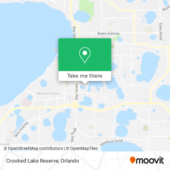 Crooked Lake Reserve map