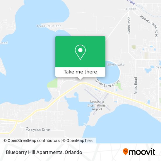 Blueberry Hill Apartments map