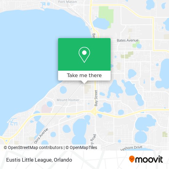 Eustis Little League map