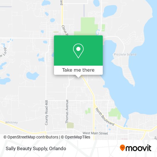 Mapa de Sally Beauty Supply