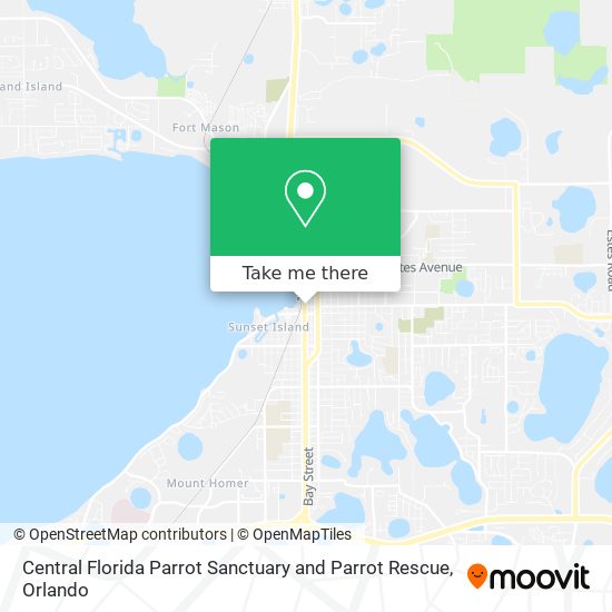 Central Florida Parrot Sanctuary and Parrot Rescue map