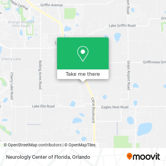 Neurologly Center of Florida map