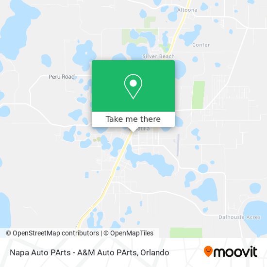 Napa Auto PArts - A&M Auto PArts map