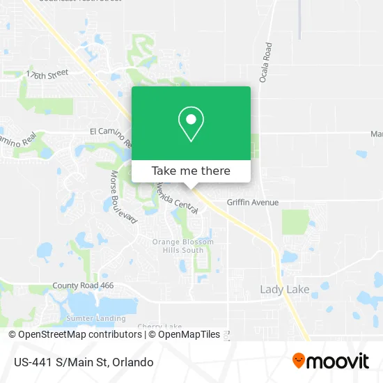 US-441 S/Main St map